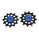 Kogel Bearings 12/12T Hybrid Ceramic Pulley Set Shim 11 Cross - Blk