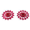 Kogel Bearings 14/14T Hybrid Ceramic Pulley Set SRAM 12 Cross - Red