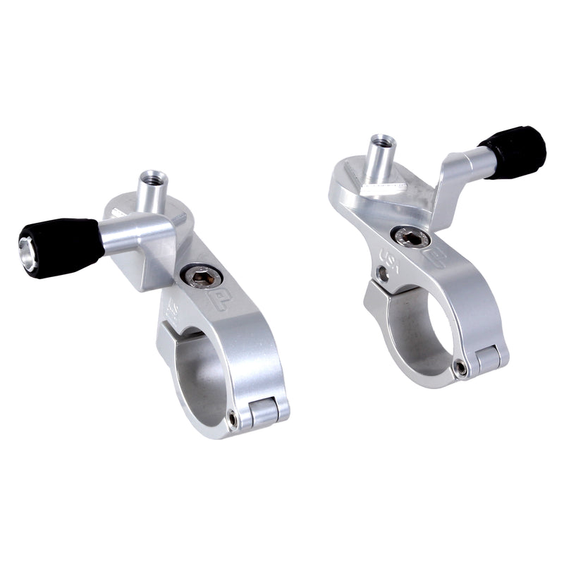 Paul Components Microshift Thumbies Shifter Mounts Silver Pair