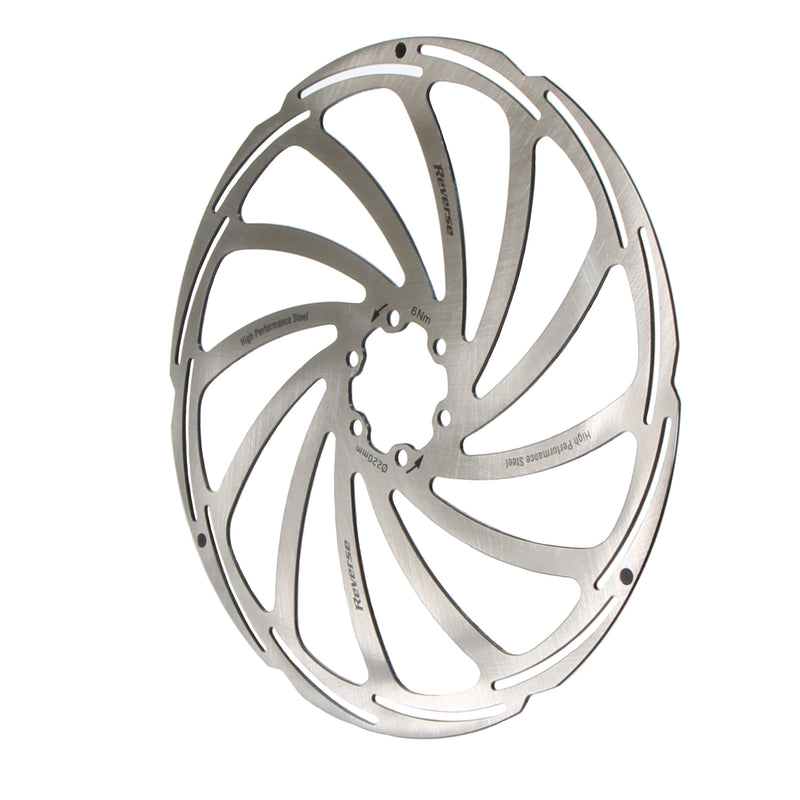 Reverse Steel Disc Rotor 220mm - Silver