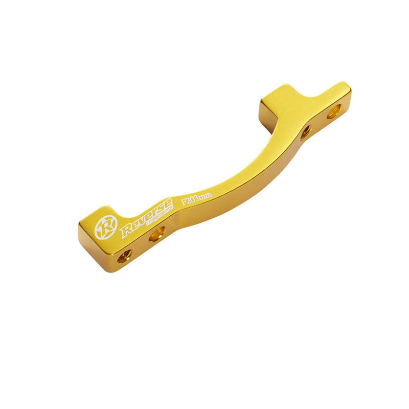 Reverse Disc Brake Adapter PM-PM 203 Front Gold