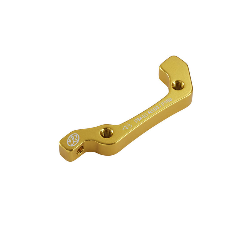 Reverse Disc Brake Adapter IS-PM 180 Front/160 Rear Gold