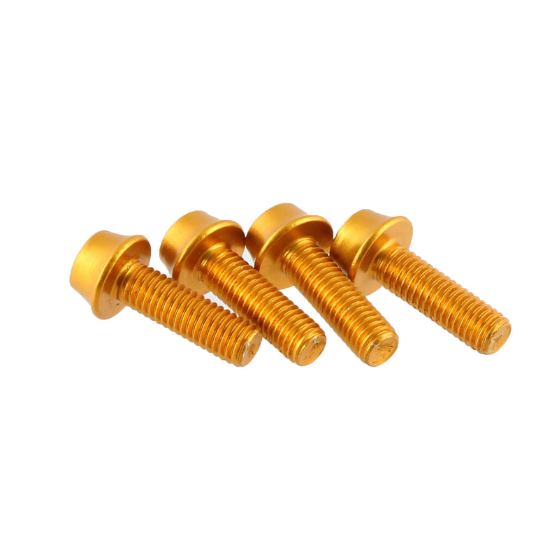Wolf Tooth Components Aluminum Bottle Cage Bolt 4 pcs - Gold