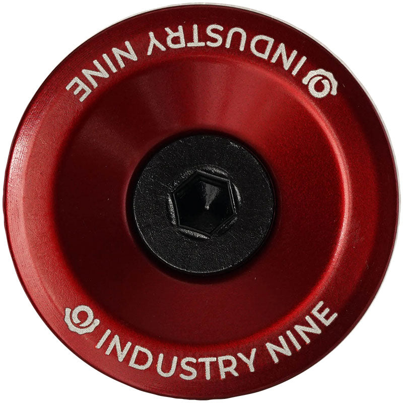 Industry Nine Ultra Light Aluminum Top Cap Red