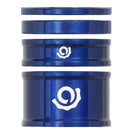 Industry Nine Headset Combo Spacer Kit 1-1/8" Set/4 Blue