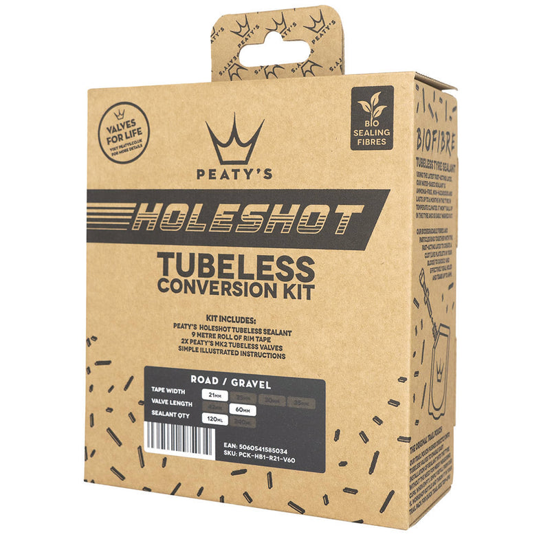 Peaty's Holeshot Tubeless Conversion Kit (21mm) Road/Gravel