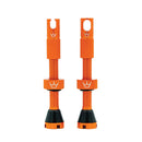 Peaty's Alloy Presta Valve Stem 42mm Pair Mango