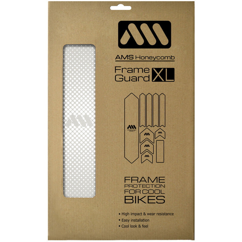 All Mountain Style Extra Honeycomb Frame Guard Drops/White